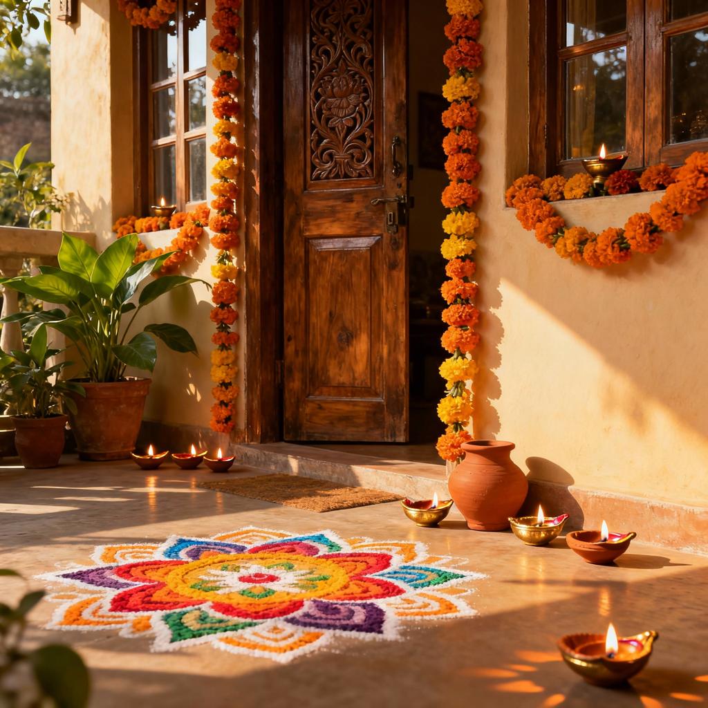Diwali Main Entrance Puja: Traditional Ways to Welcome Auspiciousness Into Your Home