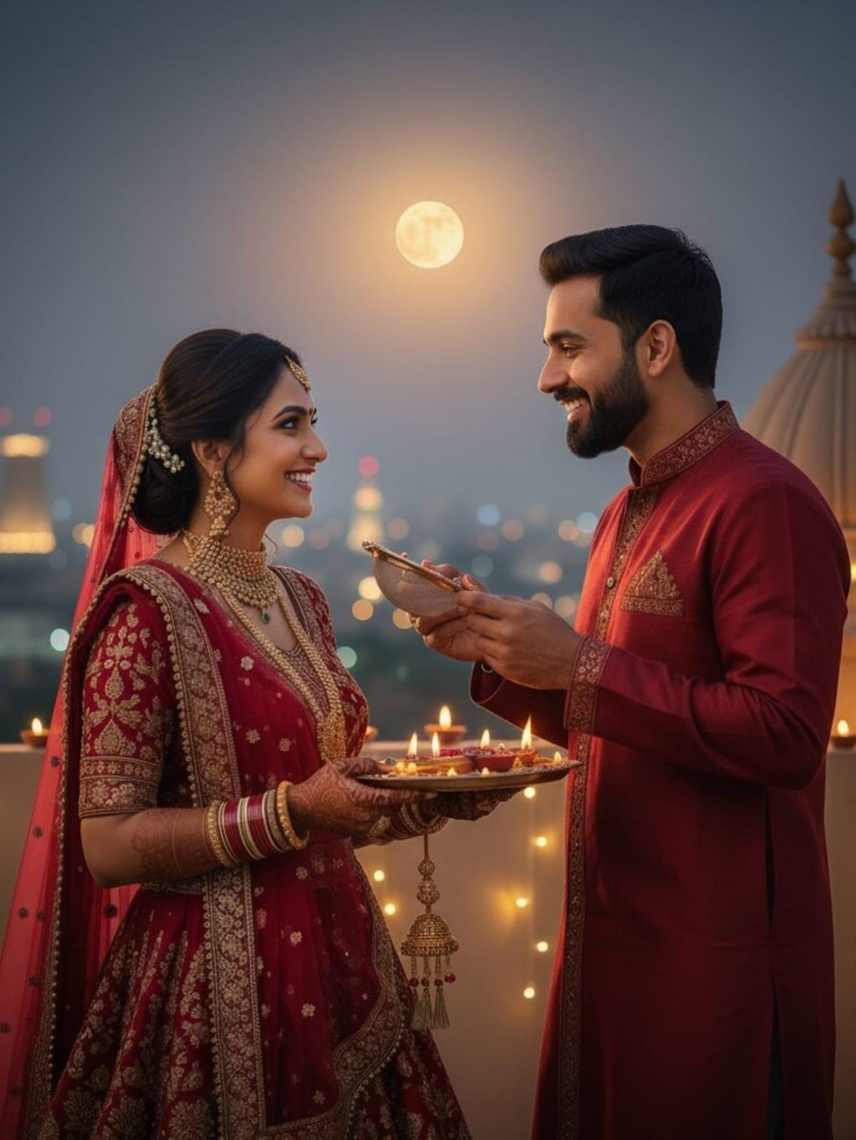 Karwa Chauth for Newly Married Couples: Traditions, Blessings and Meaningful Customs